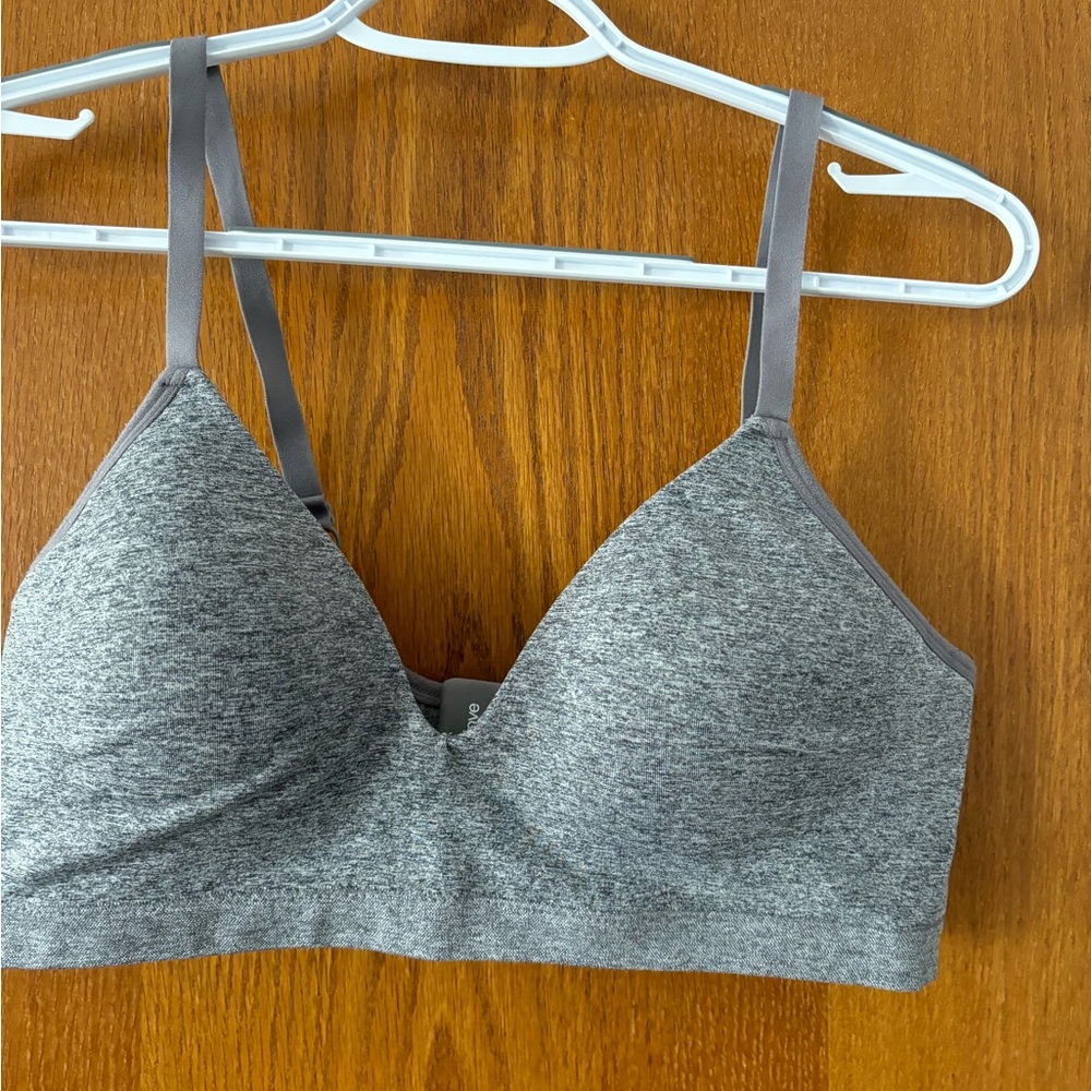 Thirdlove Bralette Bra Large Lightly Lined Cups Adjustable Straps Gray